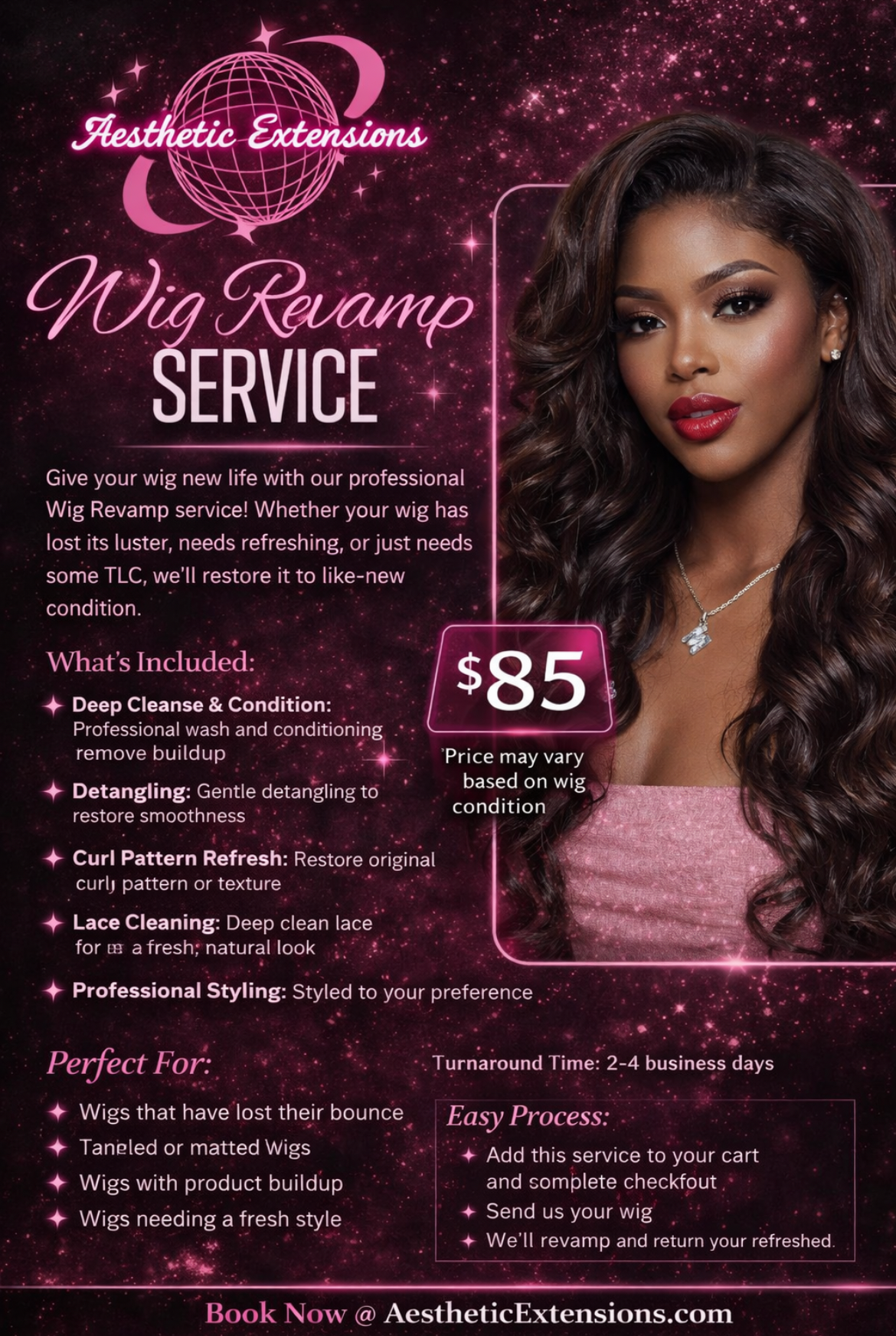 Wig Revamp Service