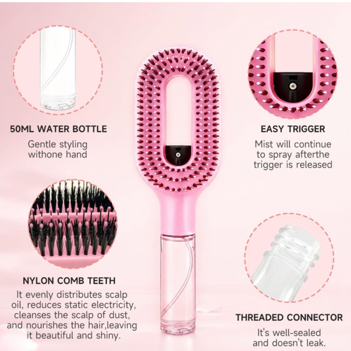 Detangling Spray Brush