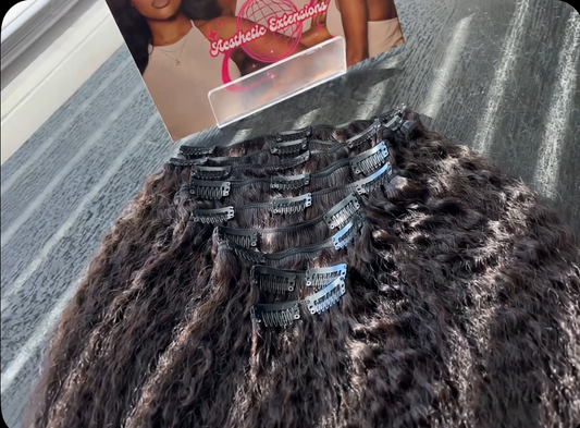 Kinky Straight Clip-In