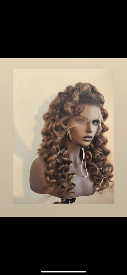 HIGHLIGHT KINKY STRAIGHT 24” 13x4 HD FRONTAL WIG