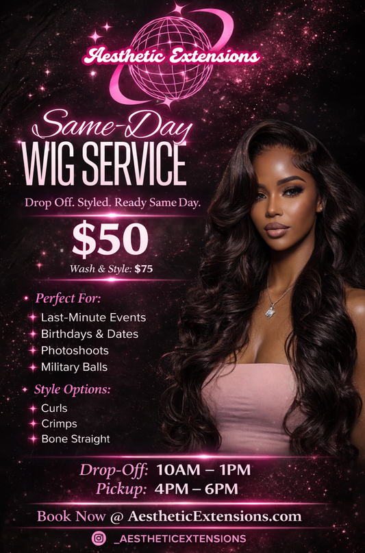 Same-Day Wig Service