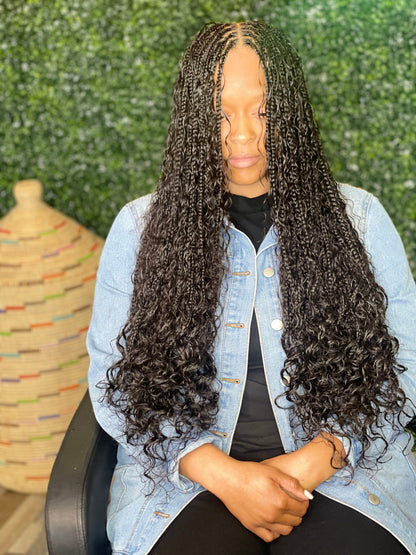 Deep Wave Boho Hair