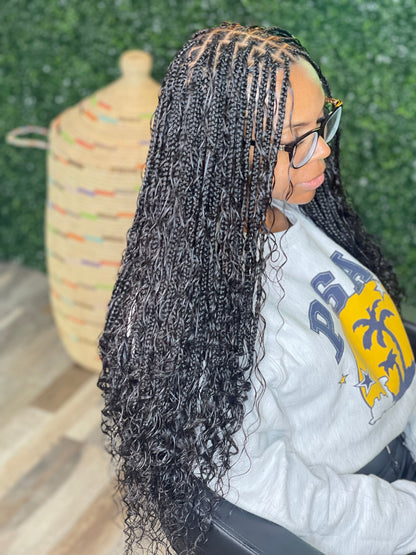 Deep Wave Boho Hair