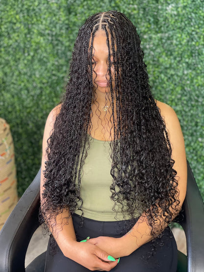 Deep Wave Boho Hair